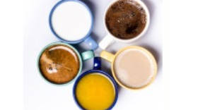 An image of Almong Milk, Black Tea, Cacao, Cashew Milk, Coconut Milk, Coffee, Green Tea, Hazelnut Milk, Hemp Milk, Oatmilk, Rice Milk, Soya Milk, White Tea goes here.